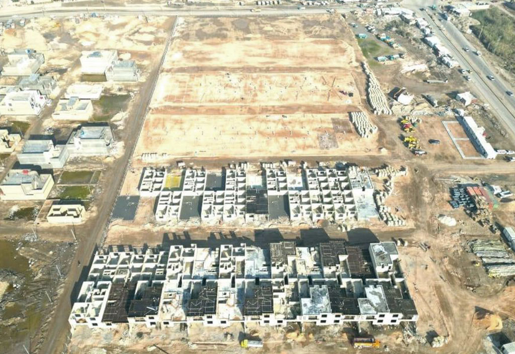 450-unit residential town of Al-Beyragh